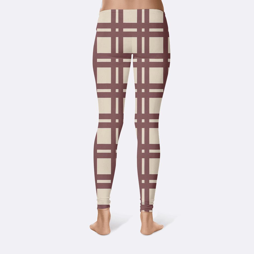 Orthogonal Crosshatch Matrix trendy athletic leggings