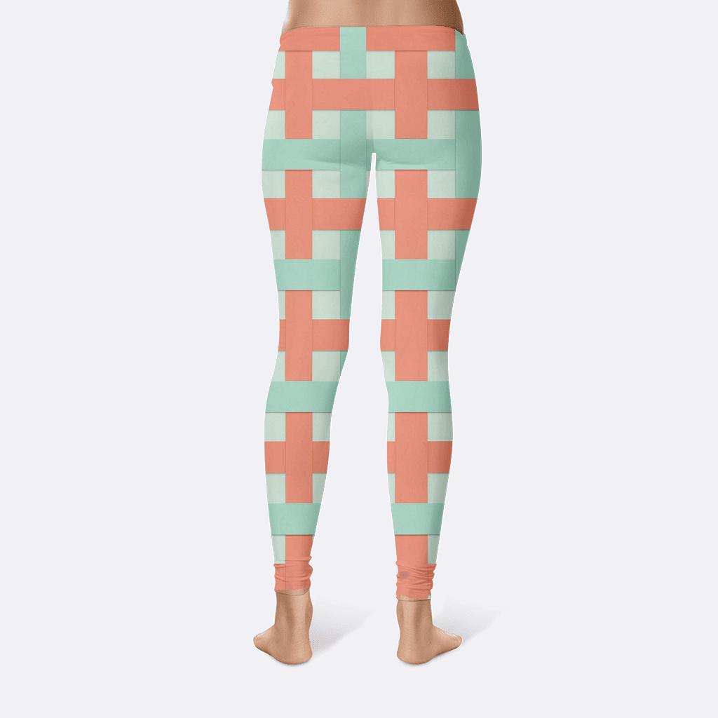 Interlock Stripe Weave Modular comfortable yoga leggings