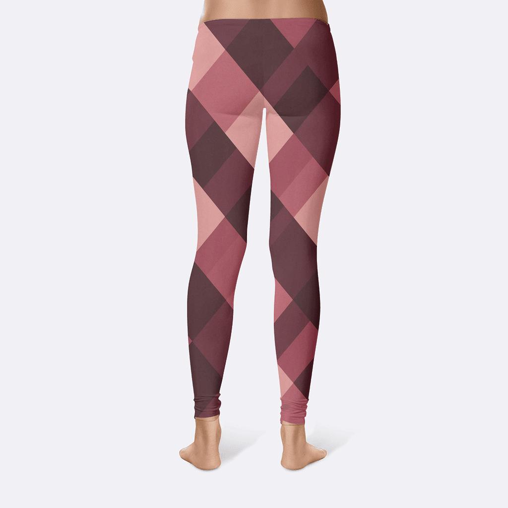 Layered Rhombus Shift designer patterned leggings