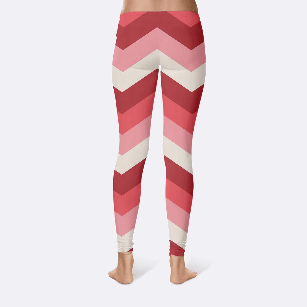 Chevron Stack Relay soft cotton leggings