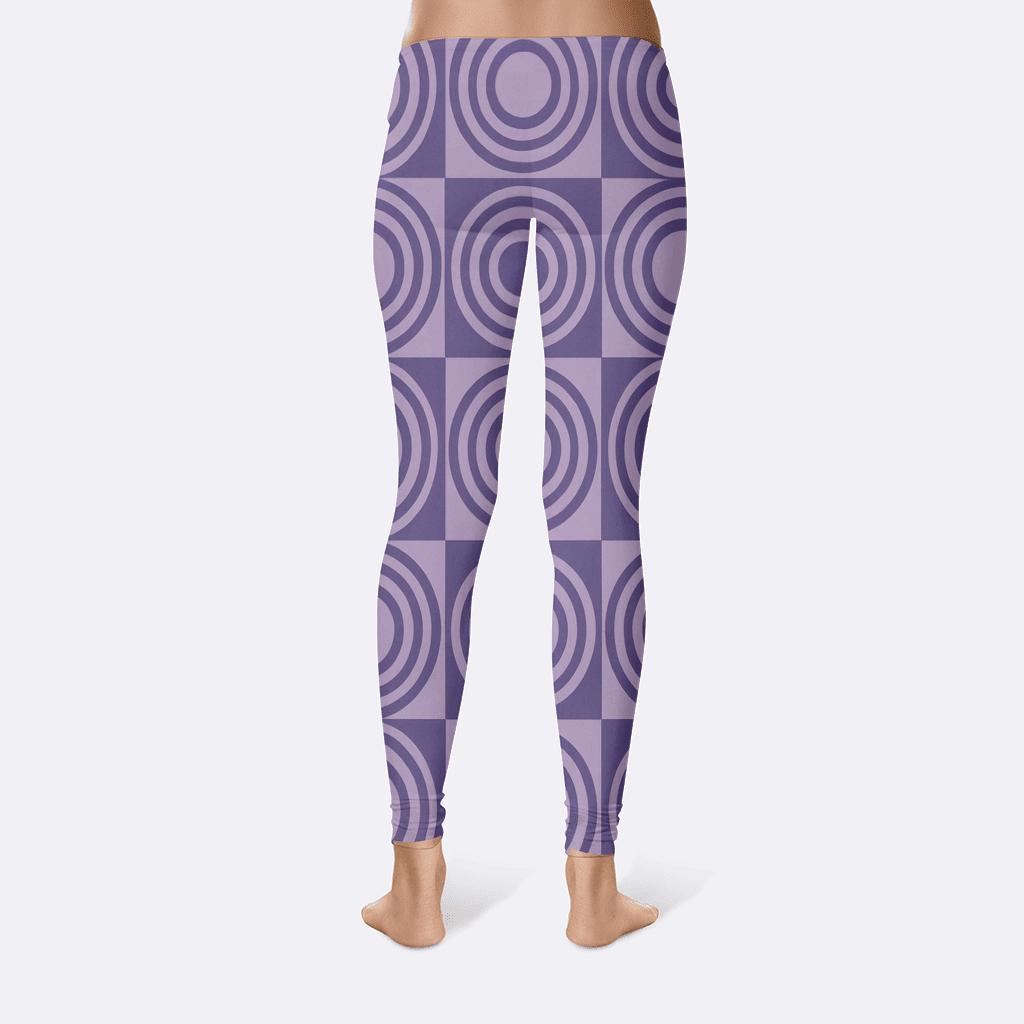 Radial Ring Registers personalized print leggings