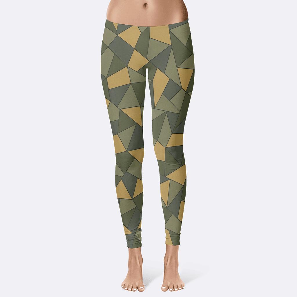 Polygon Shard Quilt custom leggings