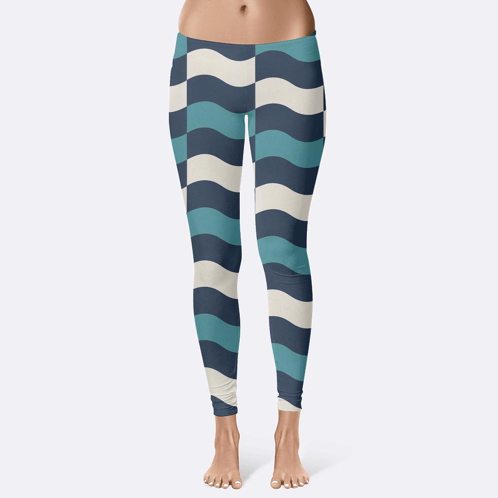 Skew Grid Wave Pack comfortable yoga leggings