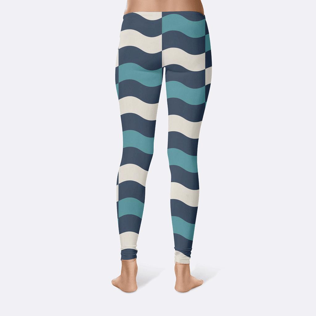 Skew Grid Wave Pack comfortable yoga leggings