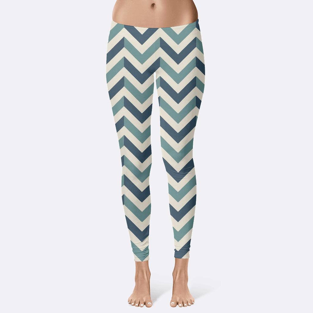 Modular Chevron Matrix stylish workout leggings