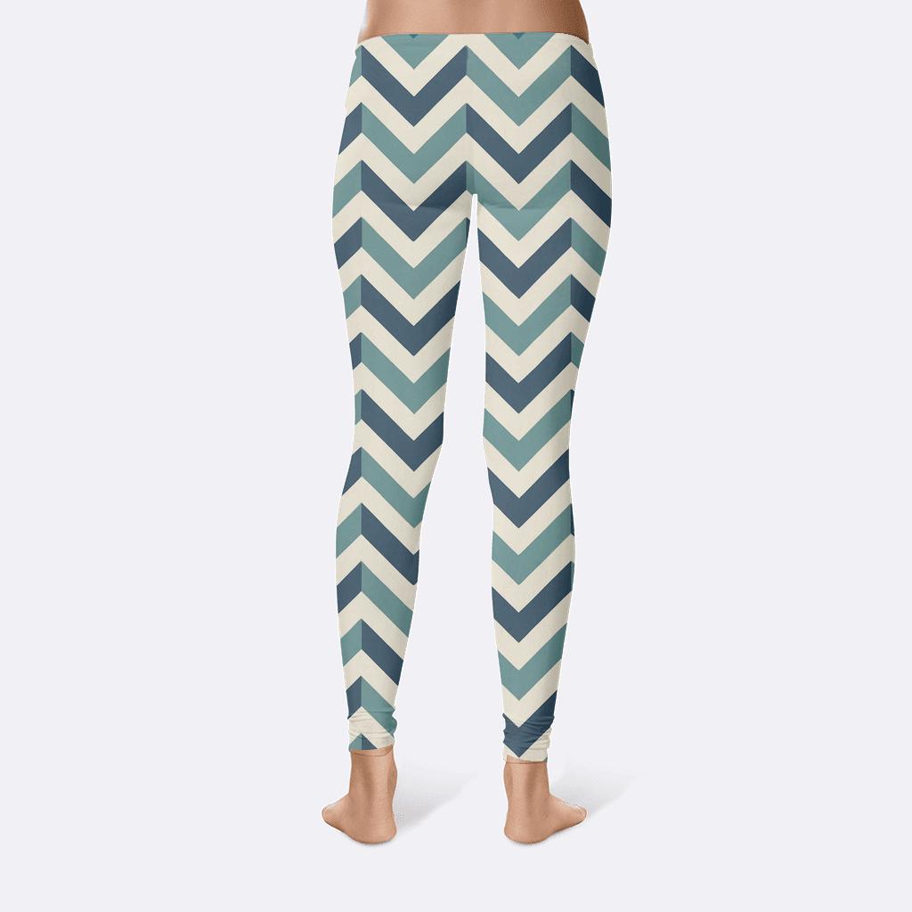 Modular Chevron Matrix stylish workout leggings
