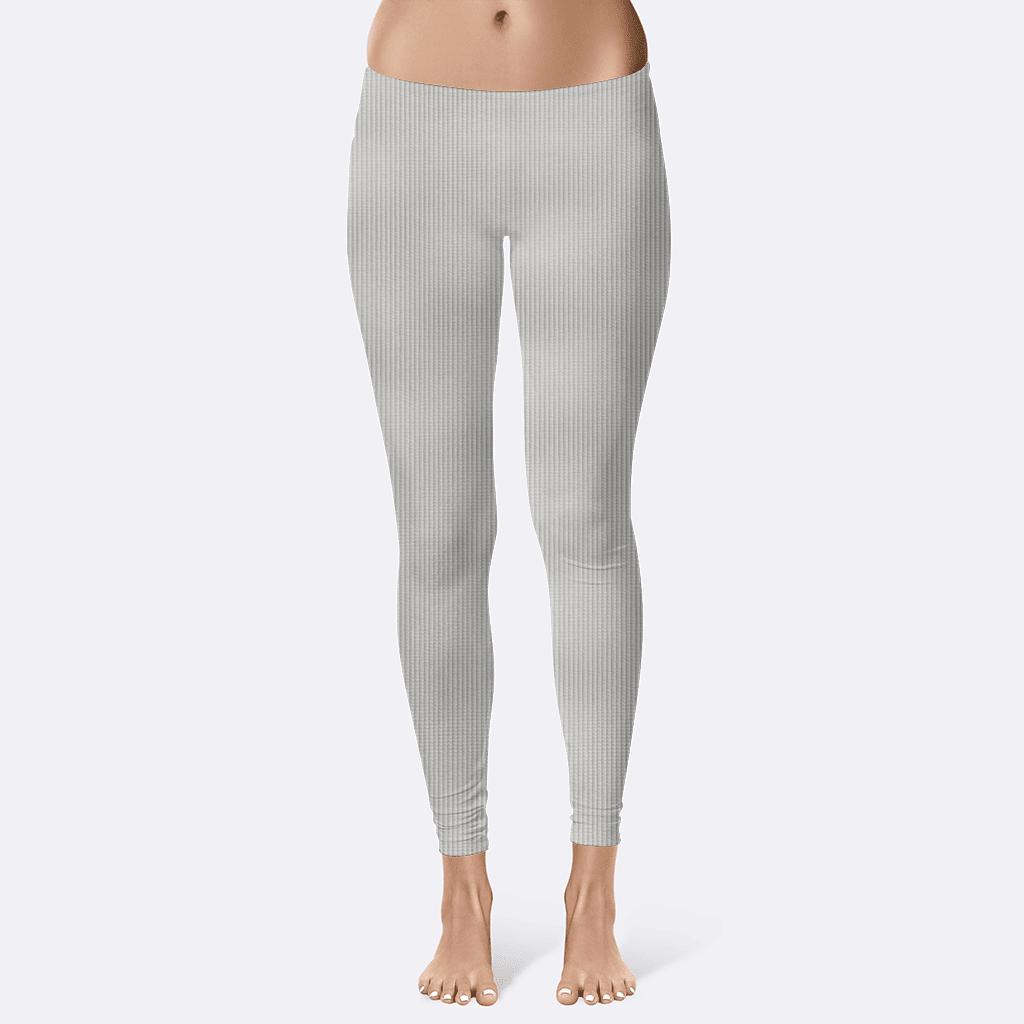 Microline Dither Grids soft cotton leggings