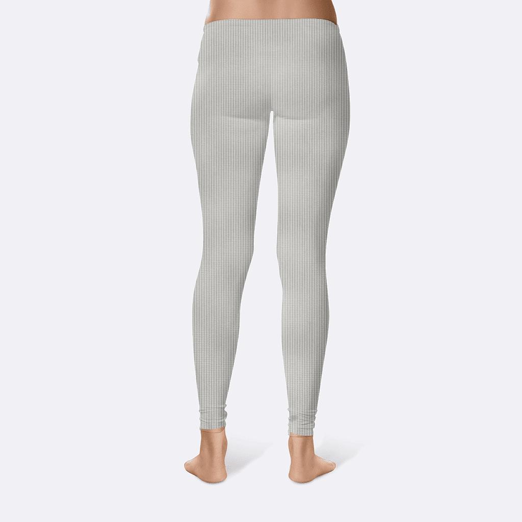 Microline Dither Grids soft cotton leggings