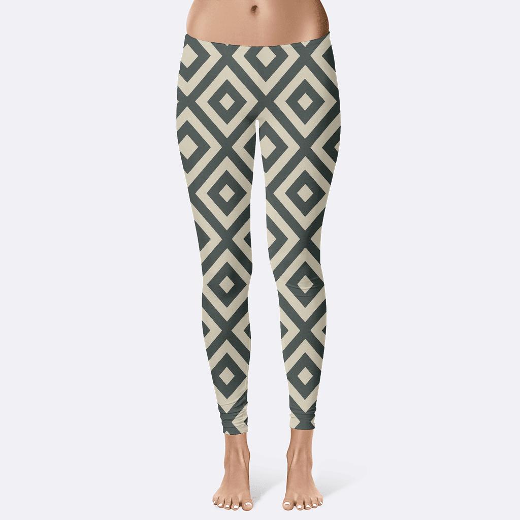 Nested Rhombus Geometry unique fashion leggings