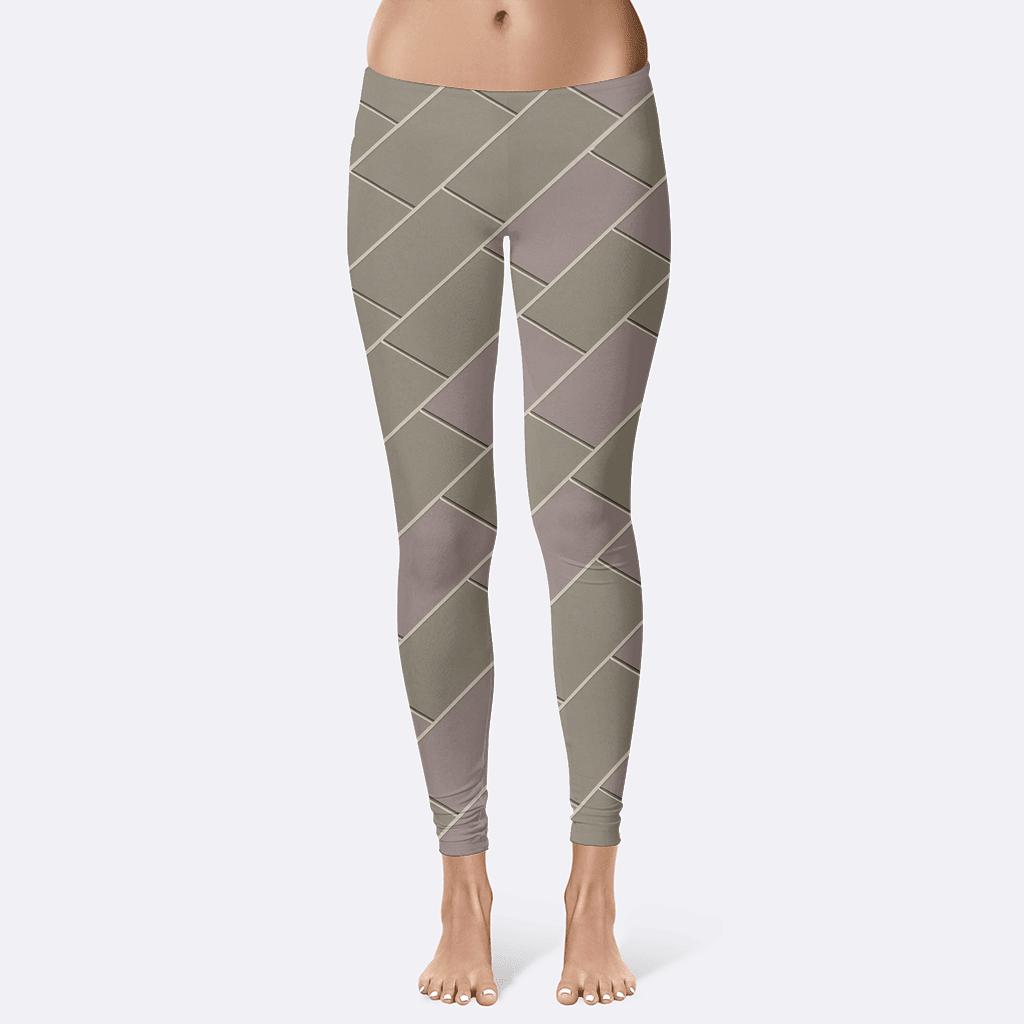 Diagonal Stair Tiles custom leggings