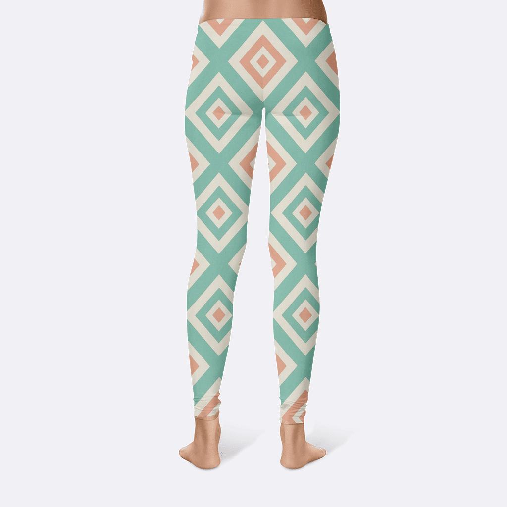 Nested Rhombus Assembly stylish workout leggings