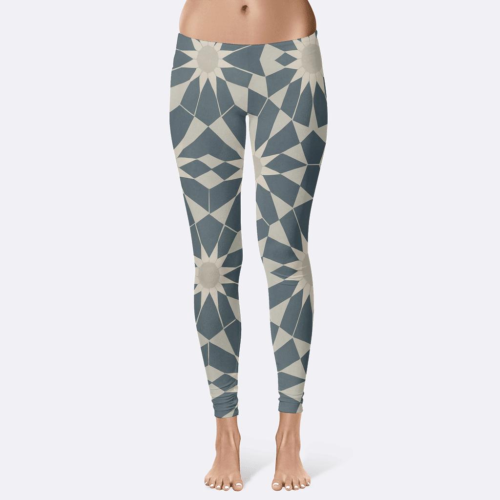 Radial Polygon Radiance comfortable yoga leggings