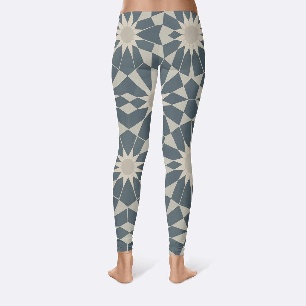 Radial Polygon Radiance comfortable yoga leggings