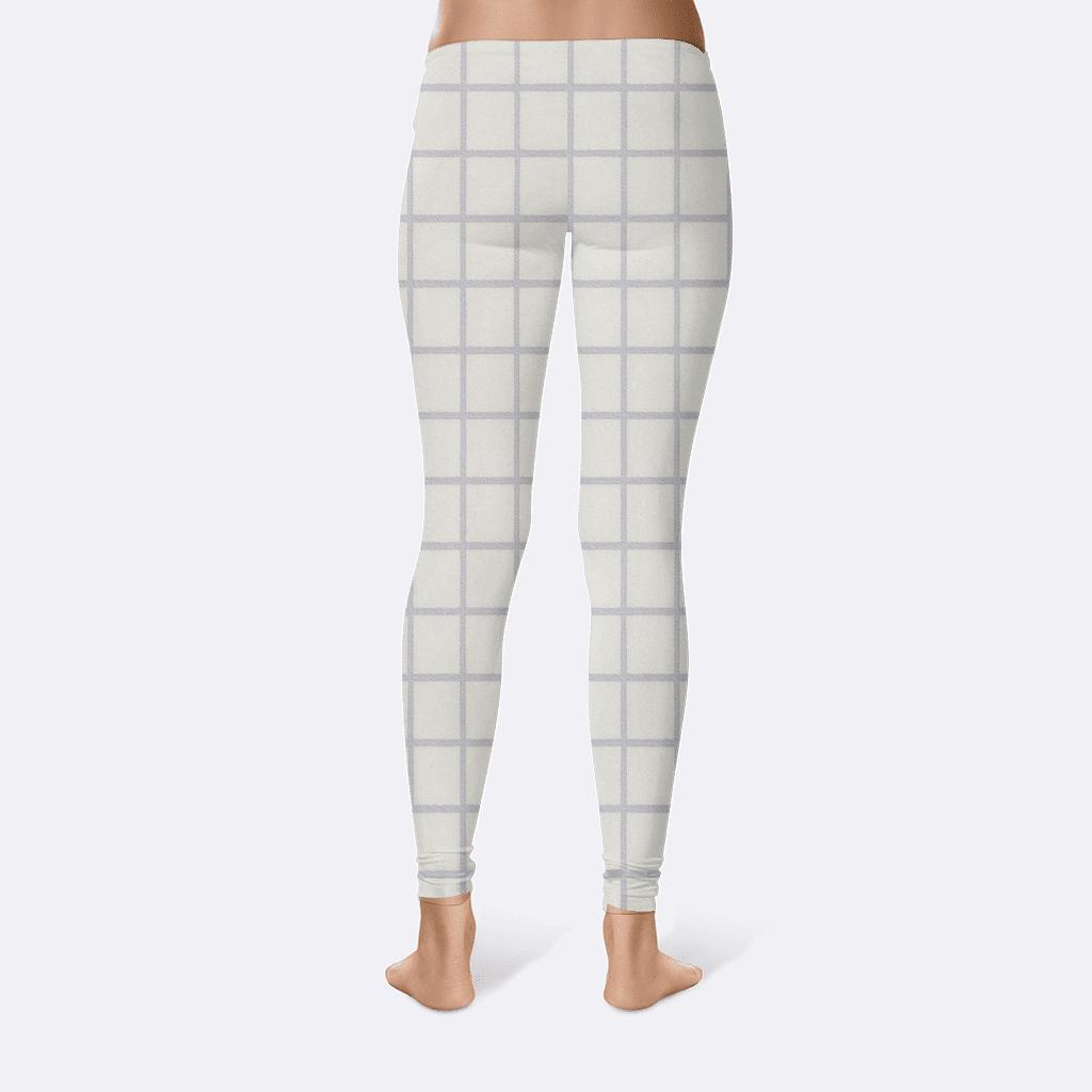 Orthogonal Crosshatch Structure unique fashion leggings