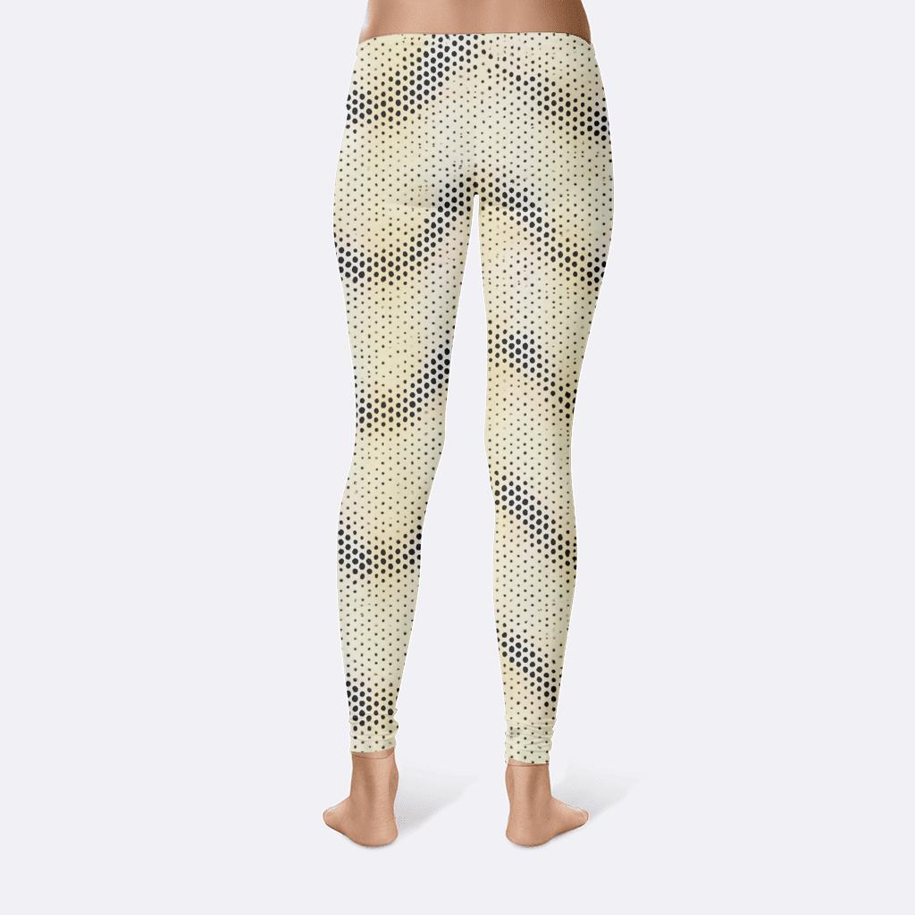 Micro Dot Rhythm Field soft cotton leggings