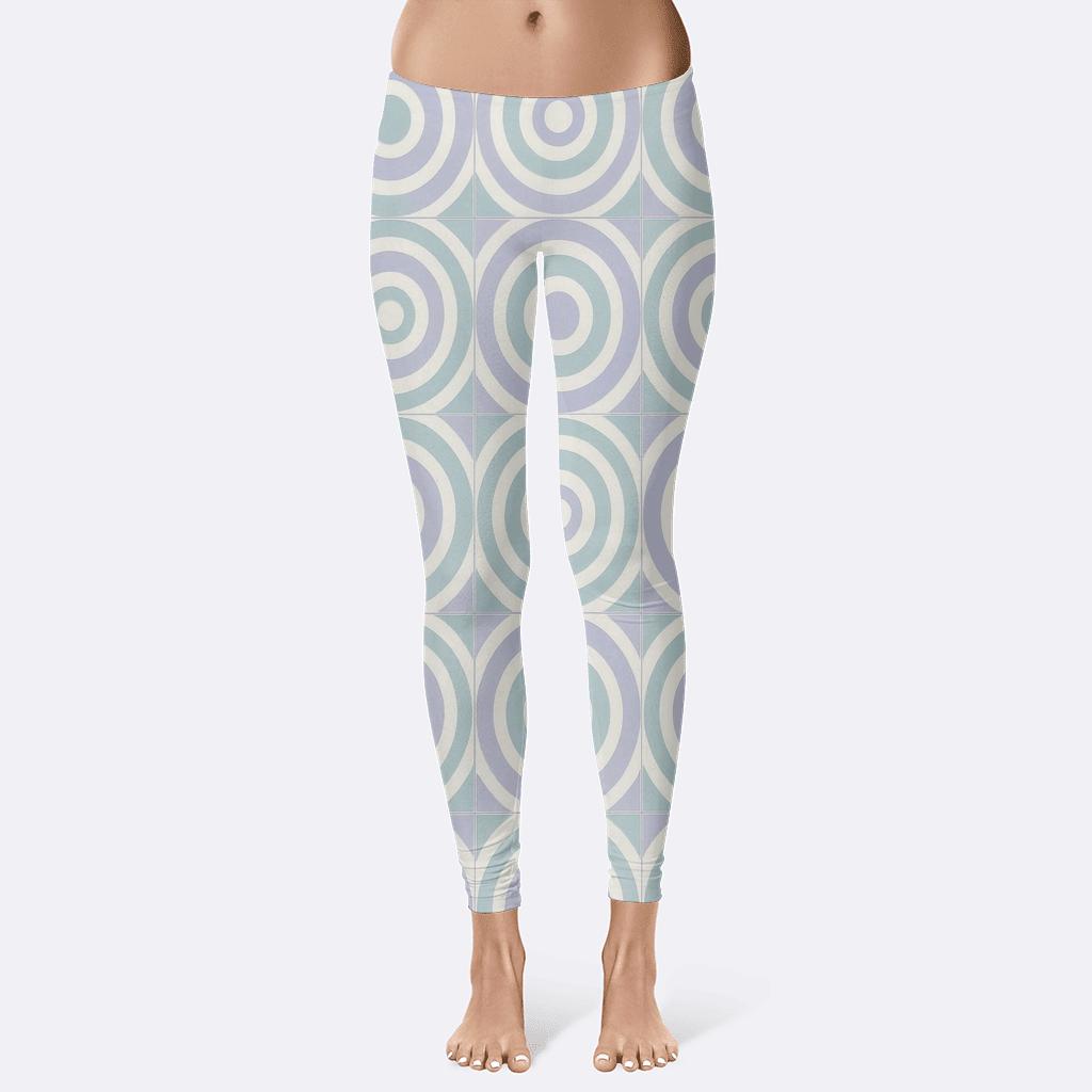 Nested Circular Bands trendy athletic leggings