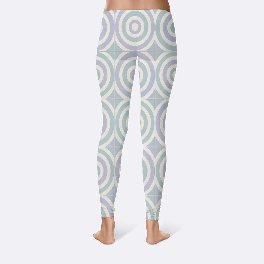 Nested Circular Bands trendy athletic leggings