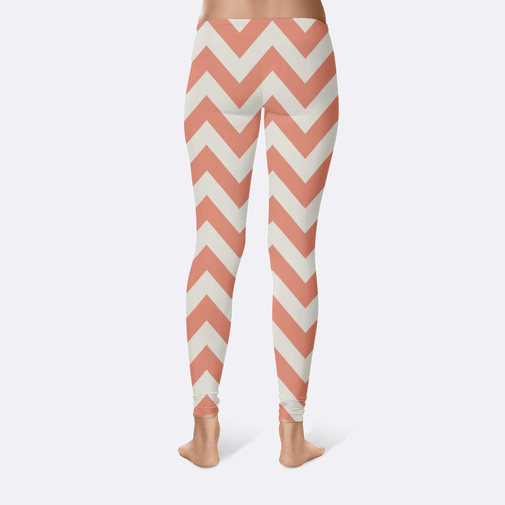 Chevron Pulse Grid custom leggings