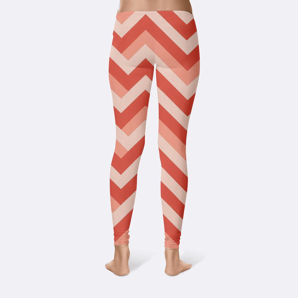 Layered Chevron Cascade unique fashion leggings