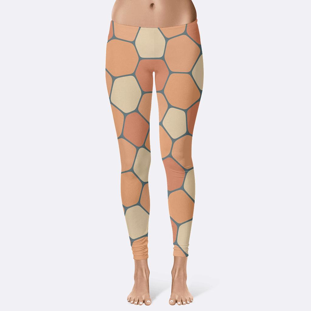 Foam Cell Mosaic Pattern unique fashion leggings