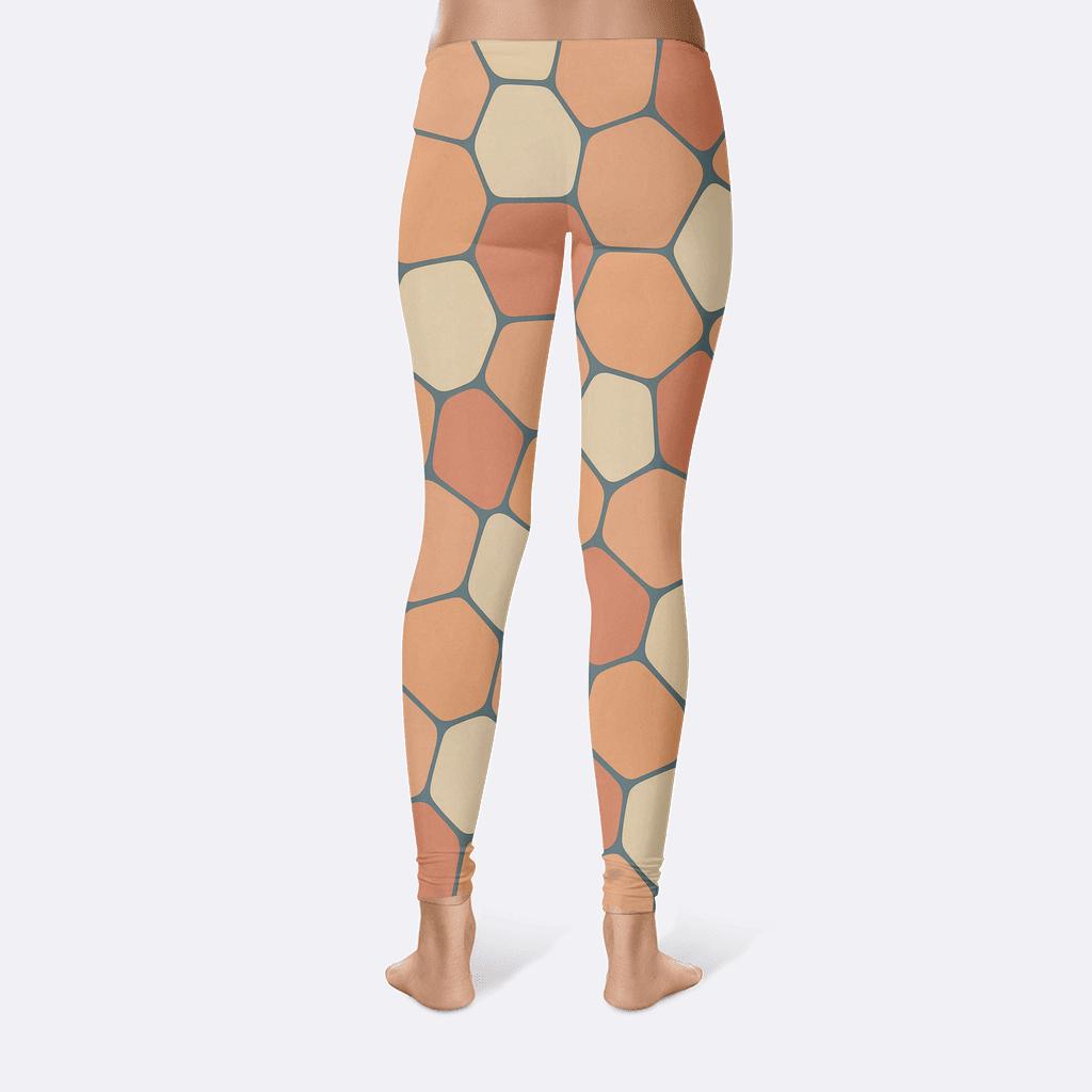 Foam Cell Mosaic Pattern unique fashion leggings