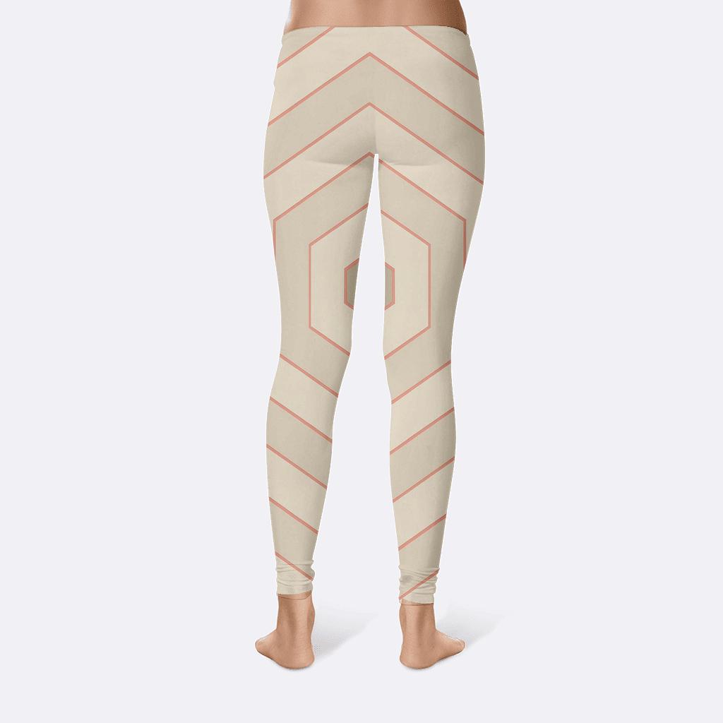 Radial Hexa Tessellation unique fashion leggings