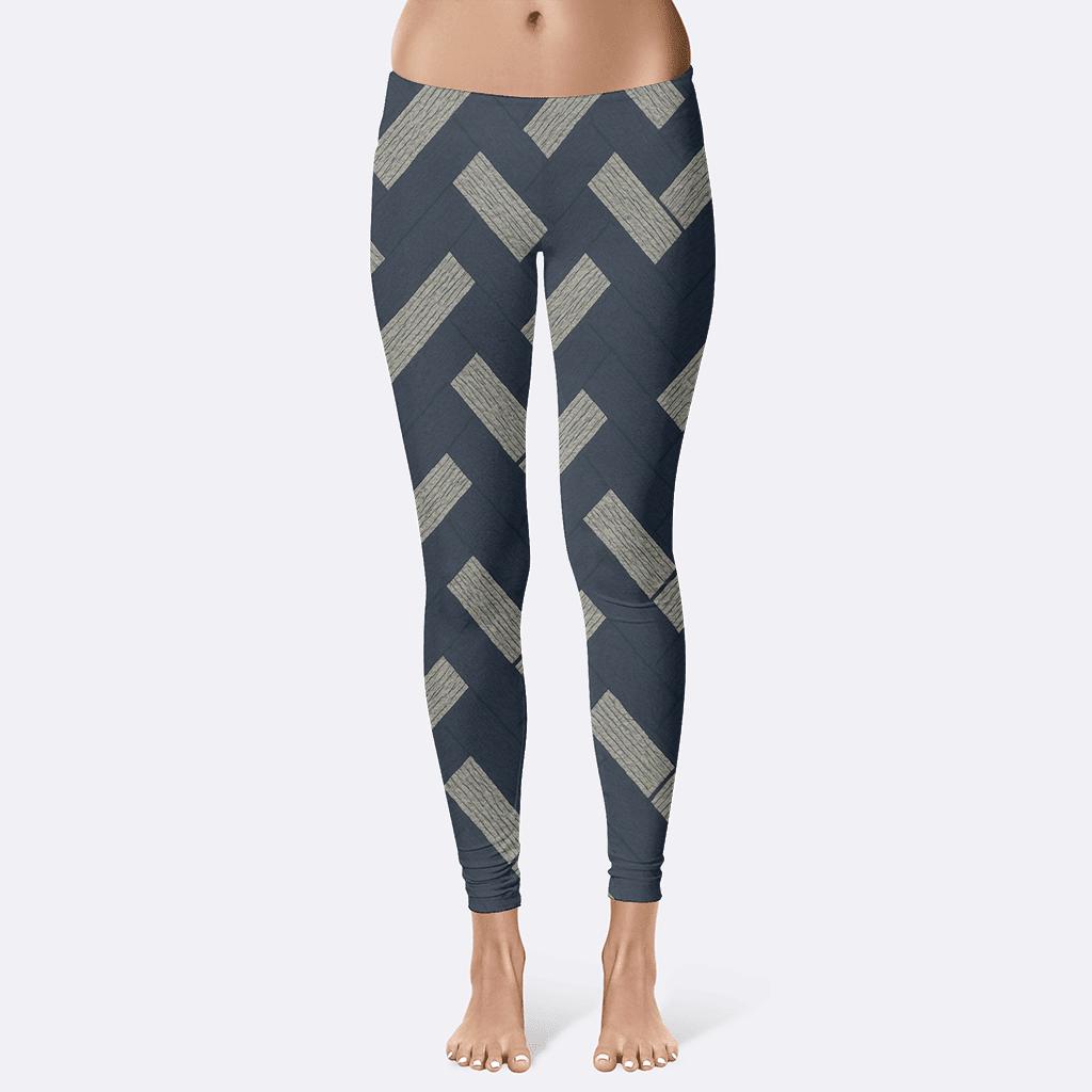 Herringbone Fiber Wave soft cotton leggings