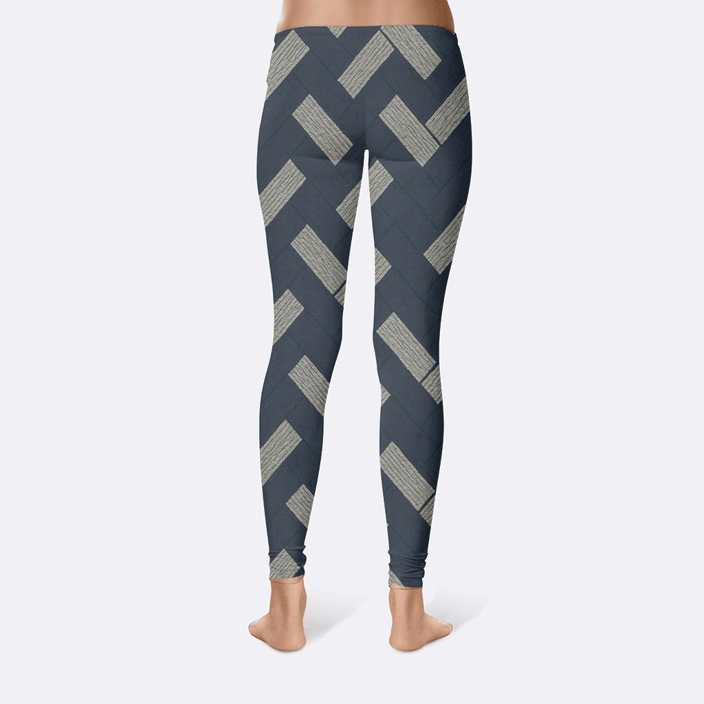 Herringbone Fiber Wave soft cotton leggings