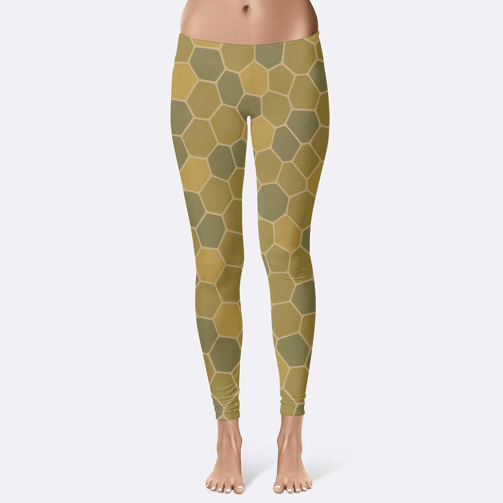 Foam Cell Scatter high-waist leggings