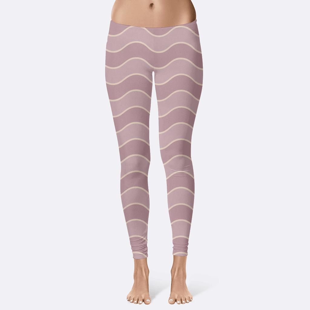 Recursive Edge Waves custom leggings