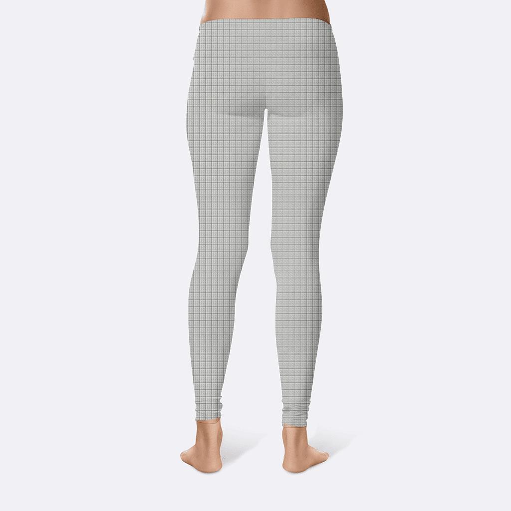 Linear Texture Grid comfortable yoga leggings