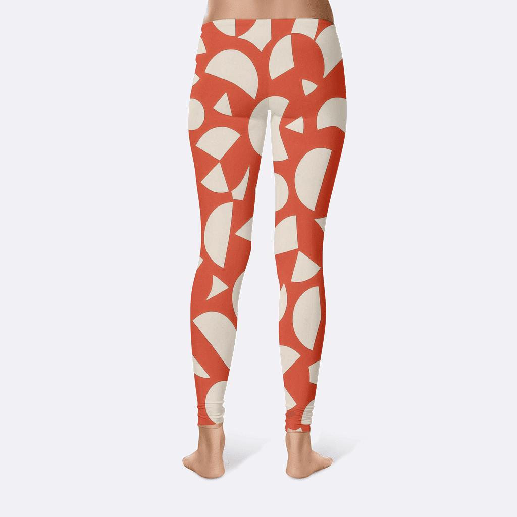 Fragmented Circle Dance comfortable yoga leggings