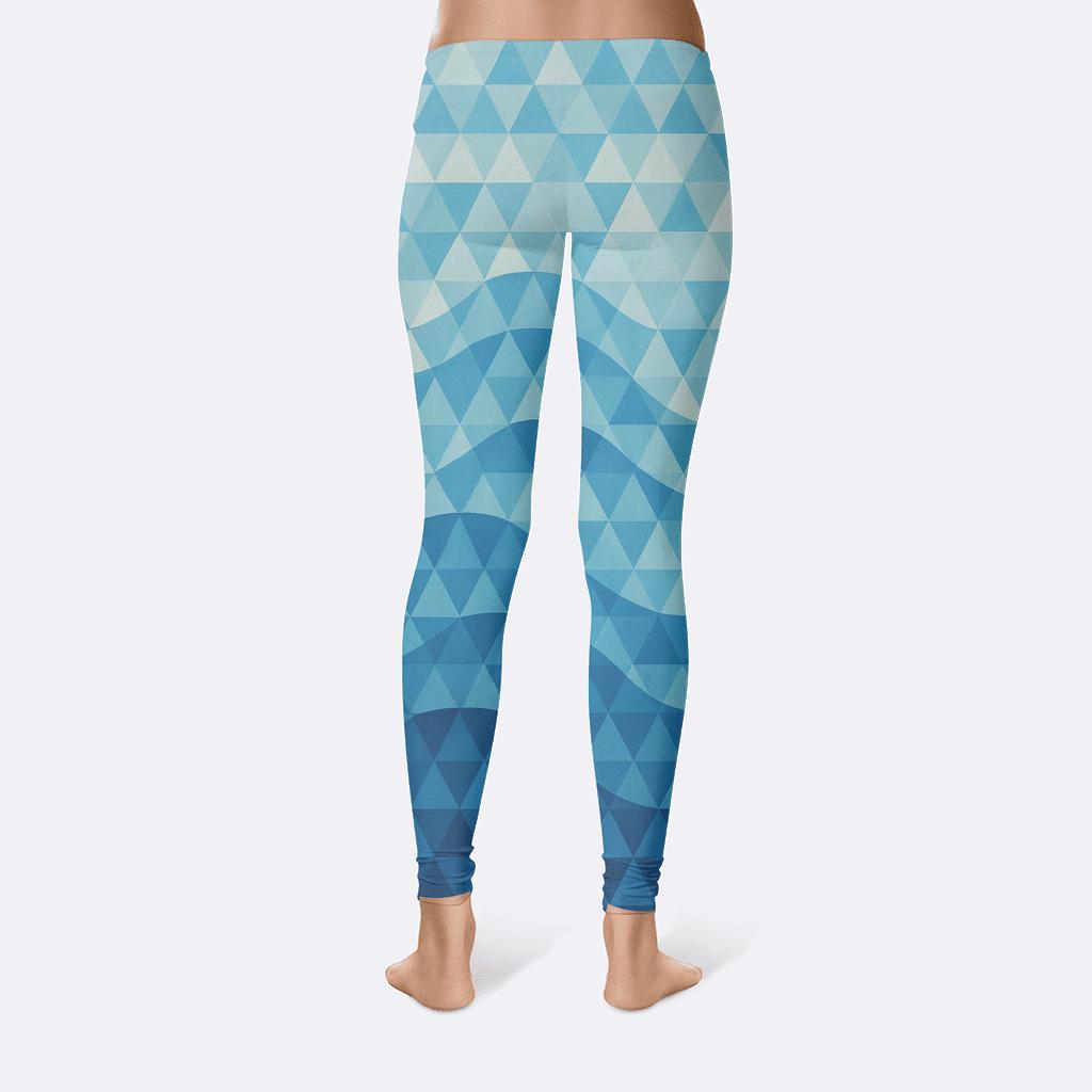 Gradient Triangular Rhythm stylish workout leggings