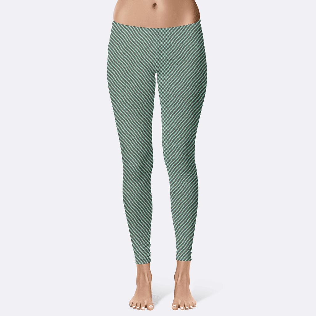 Microline Moire Matrix high-waist leggings