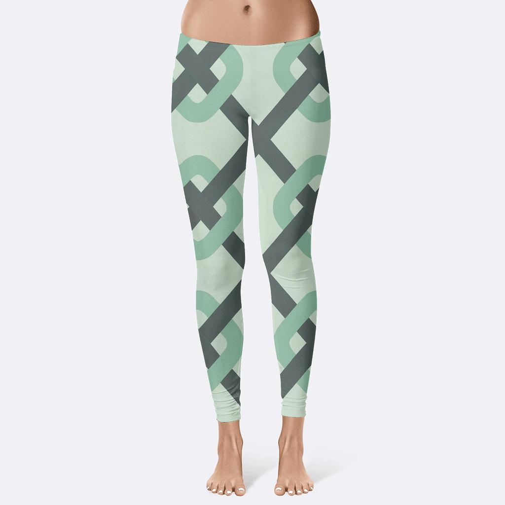 Interlock Wave Lattice custom leggings