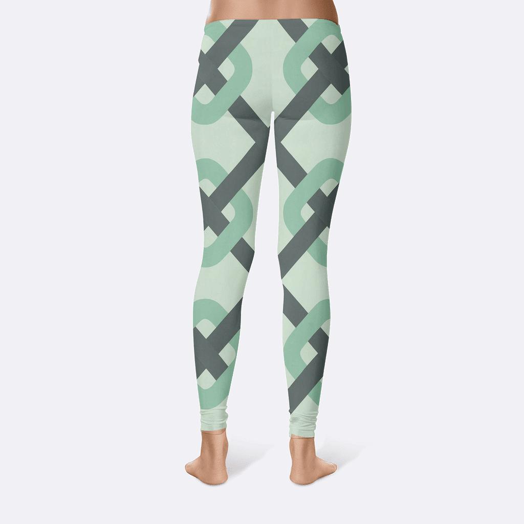Interlock Wave Lattice custom leggings
