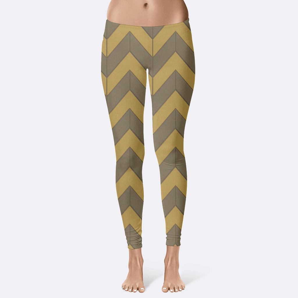 Herringbone Pulse Matrix designer patterned leggings