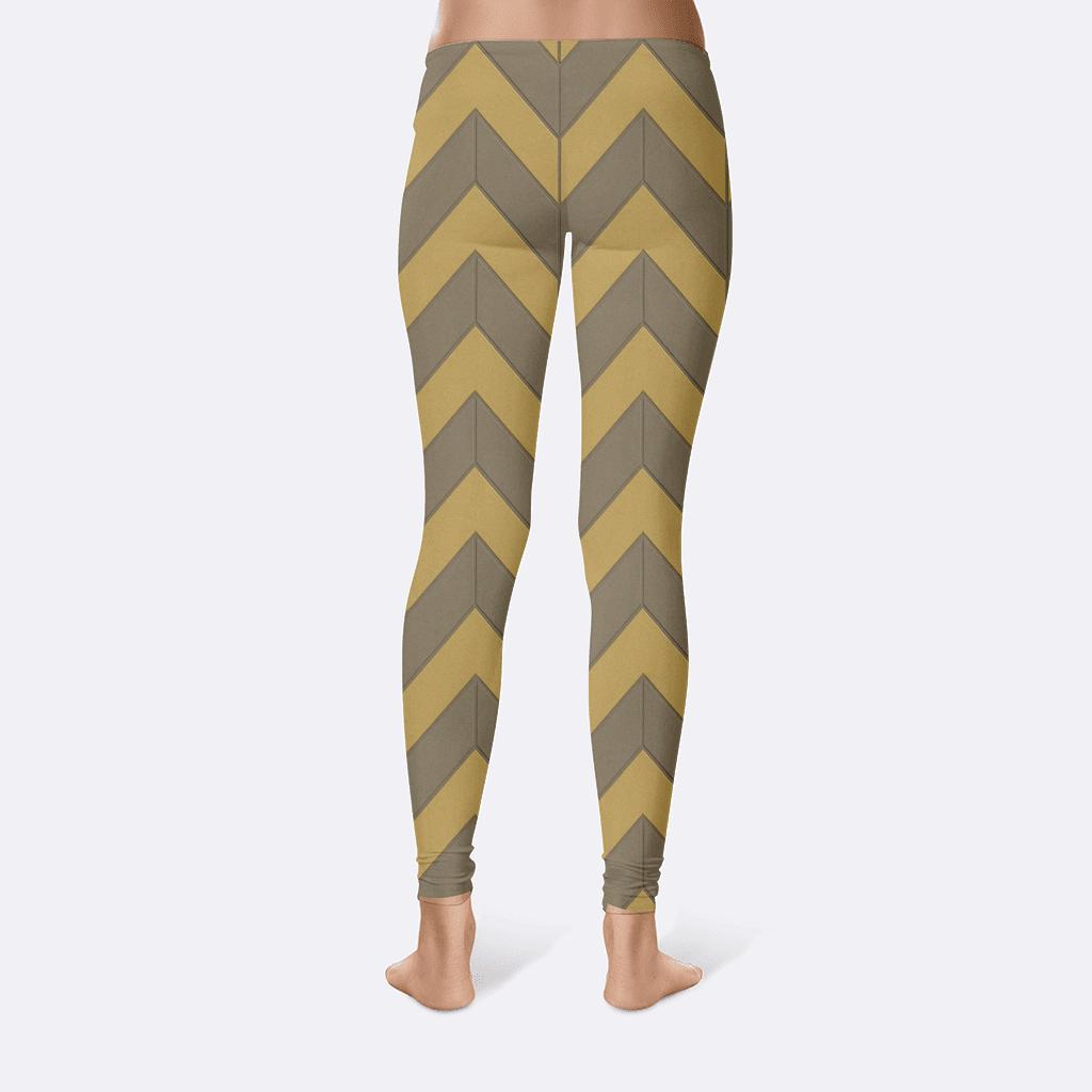 Herringbone Pulse Matrix designer patterned leggings