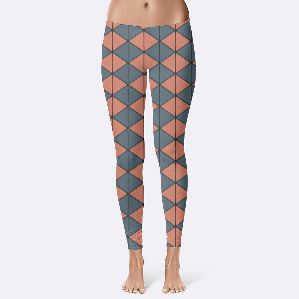 Modular Hex Grid Overlay comfortable yoga leggings