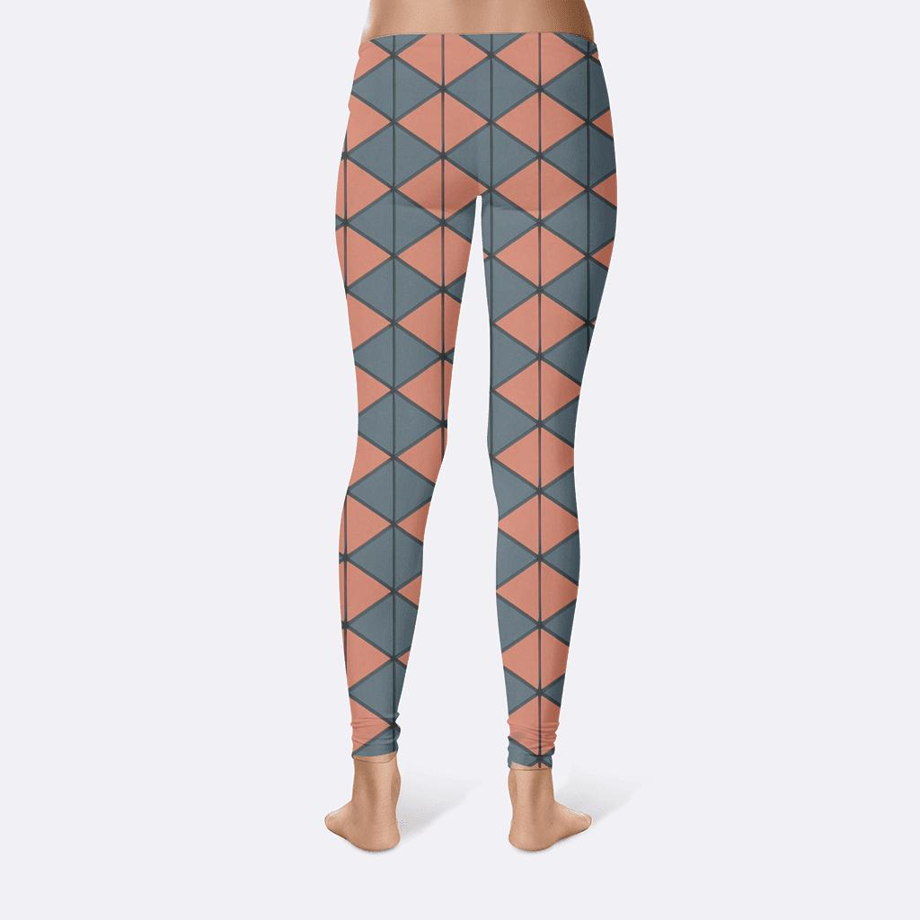 Modular Hex Grid Overlay comfortable yoga leggings