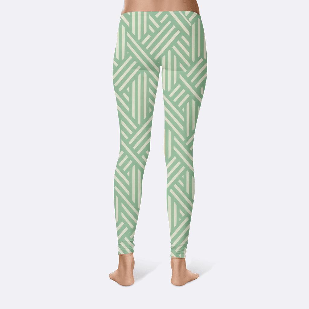 Interwoven Stripe Matrix unique fashion leggings