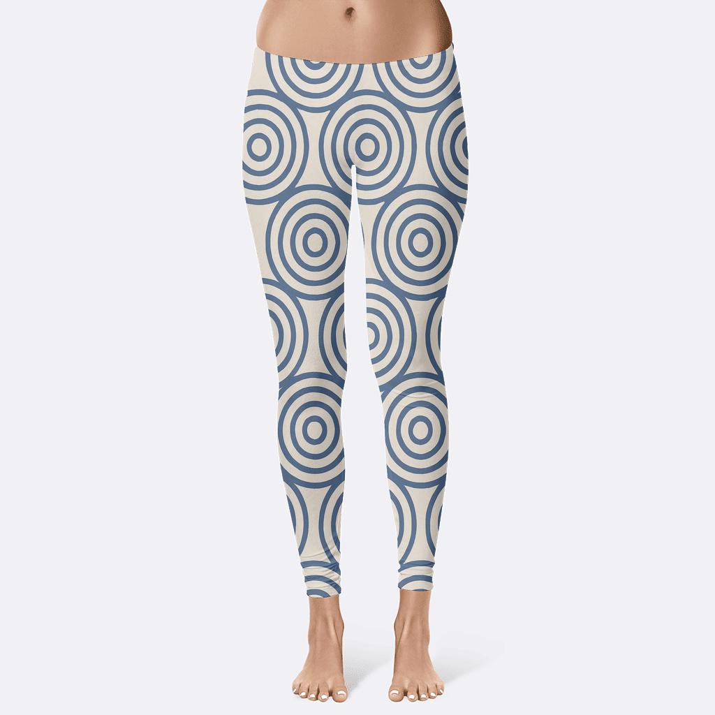 Concentric Loop Bands unique fashion leggings