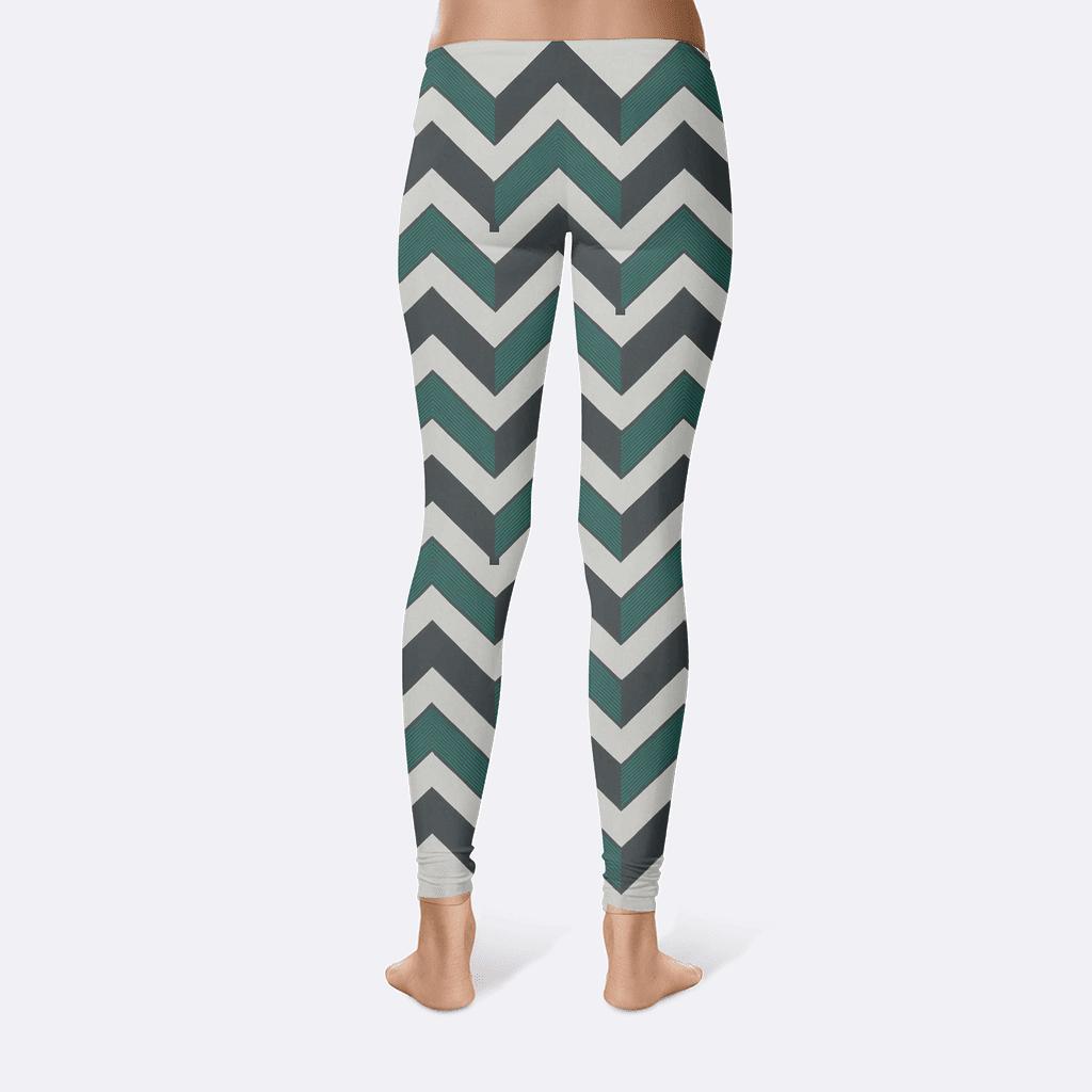 Phase Zigzag Weave personalized print leggings