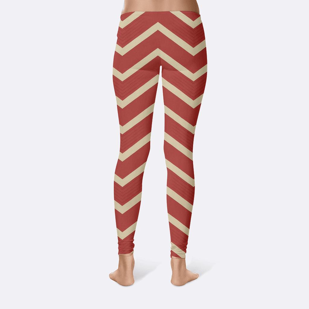 Pulse Chevron Stack trendy athletic leggings