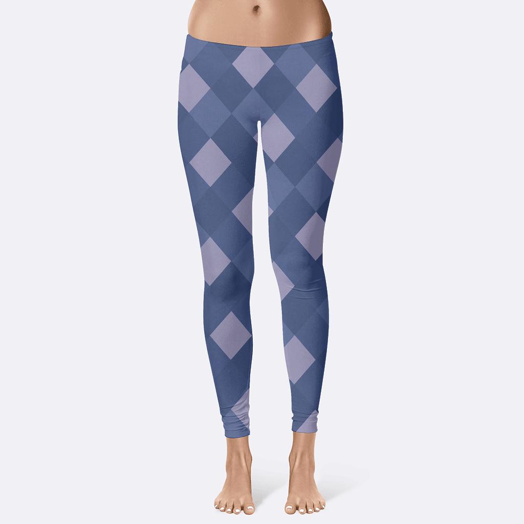 Nested Rhombus Pattern high-waist leggings