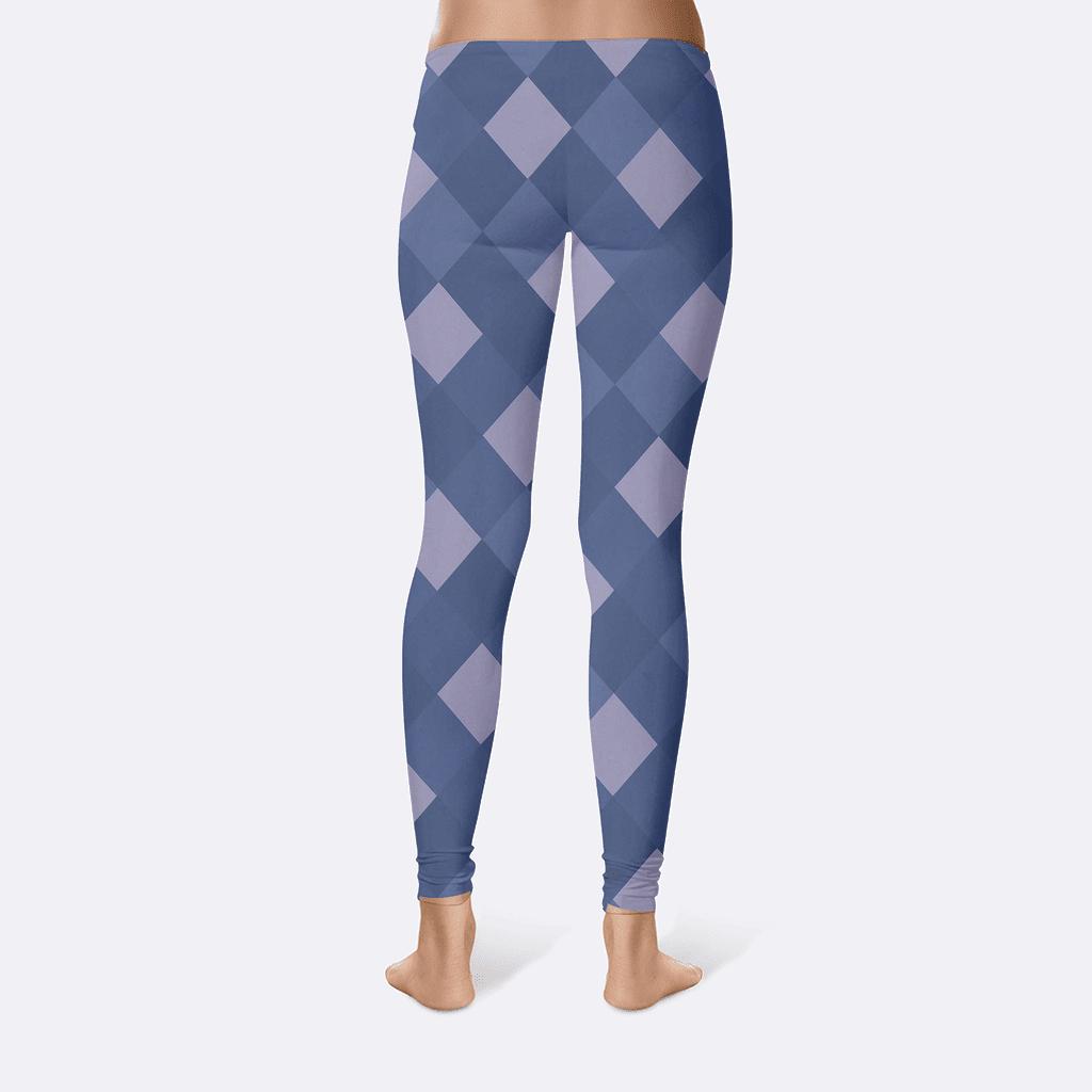 Nested Rhombus Pattern high-waist leggings