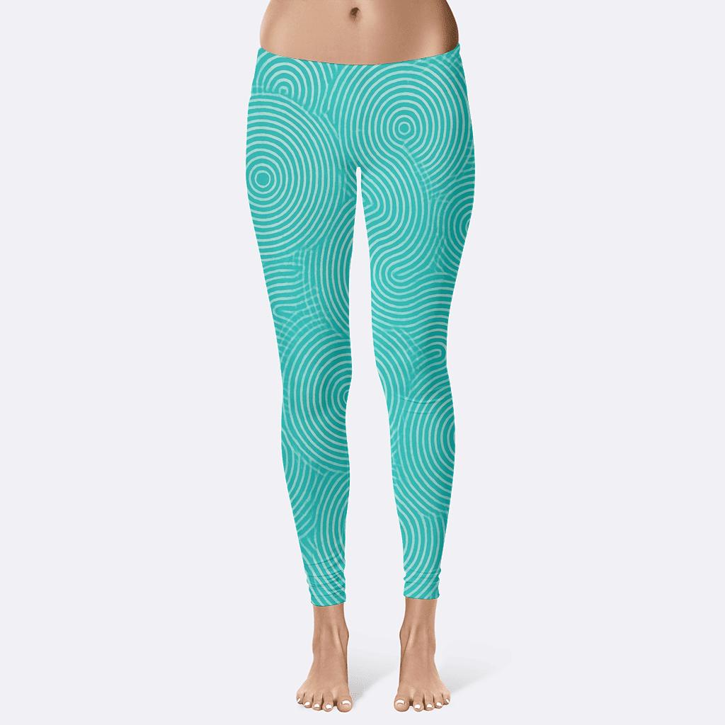 Moire Echo Layering custom leggings