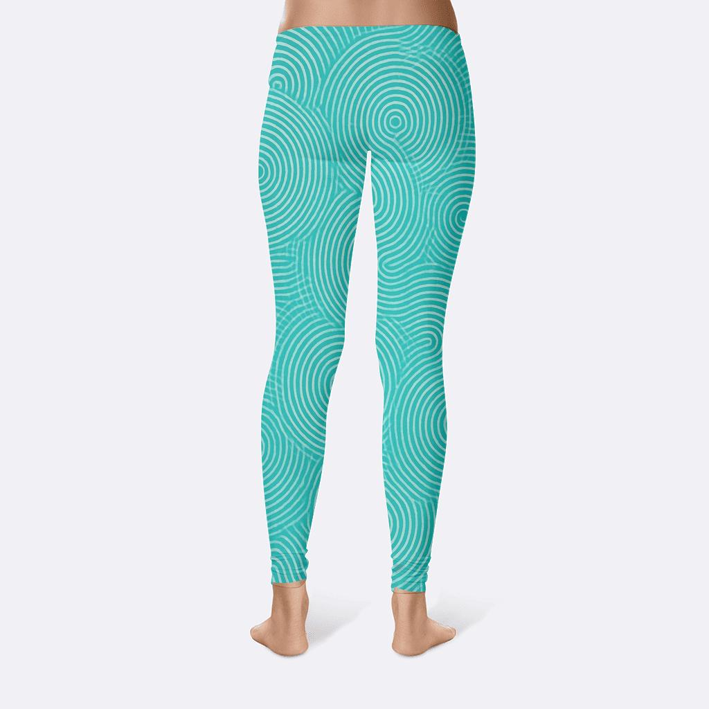 Moire Echo Layering custom leggings