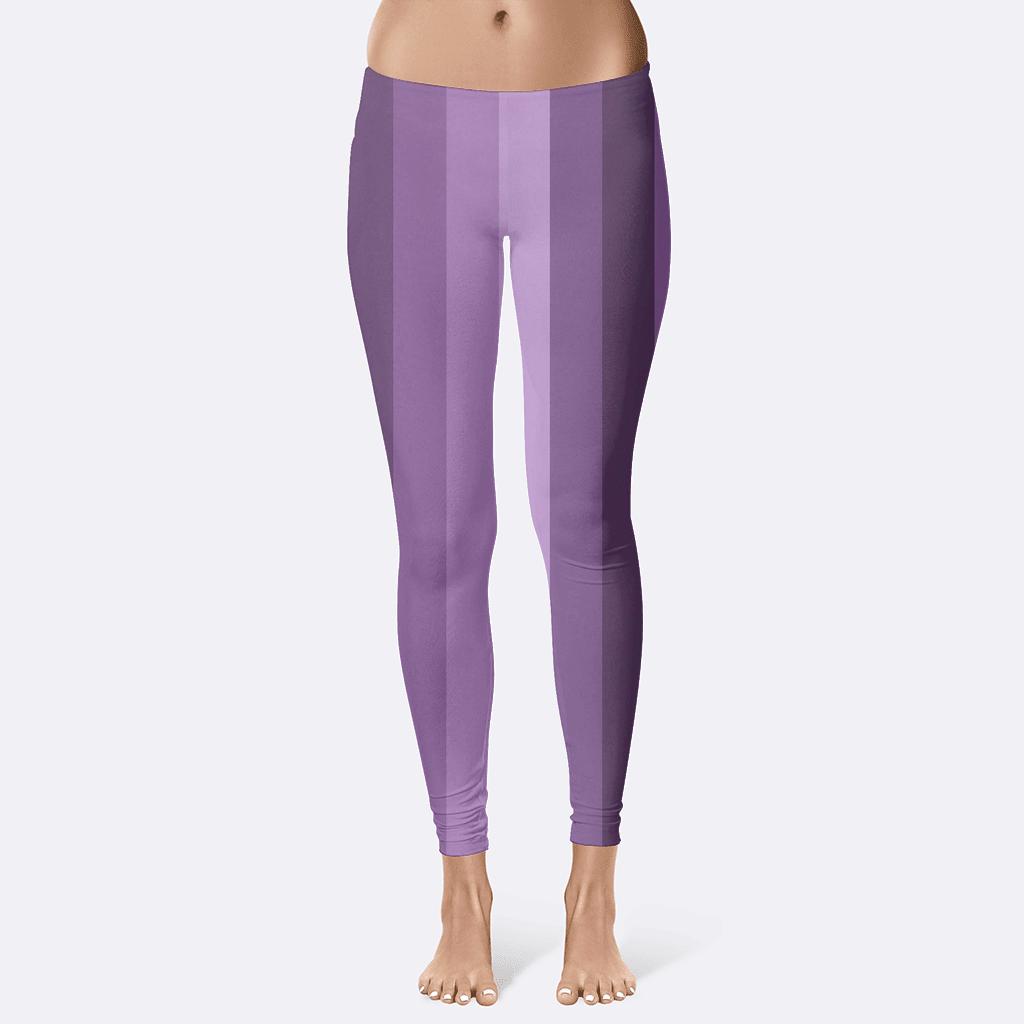 Parallel Stripe Symphony trendy athletic leggings