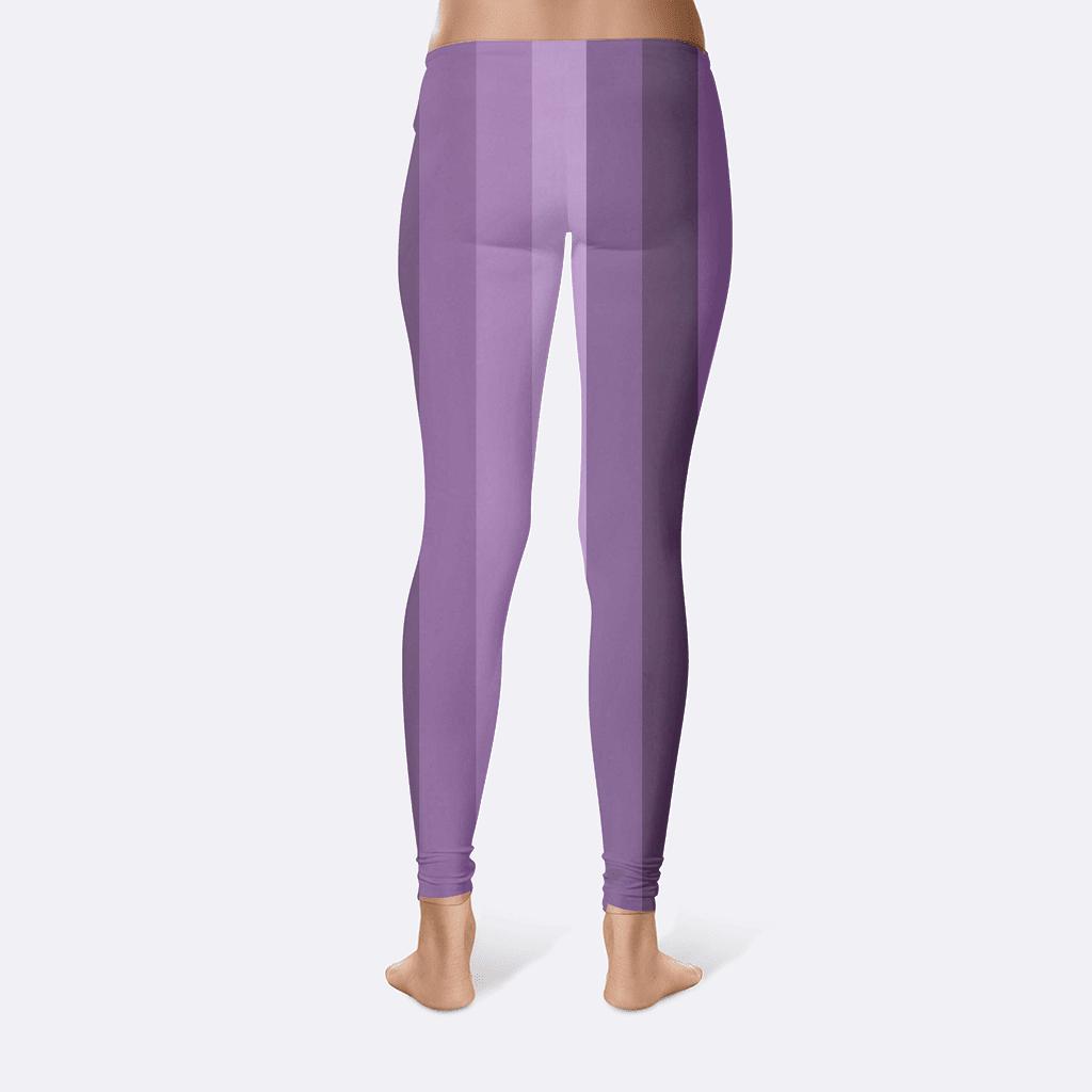Parallel Stripe Symphony trendy athletic leggings